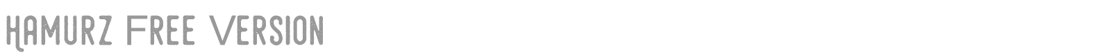 Hamurz Free Version font preview